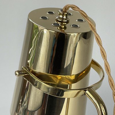 Finnish Adjustable Brass Table Lamp, 1940s-OE-1762602