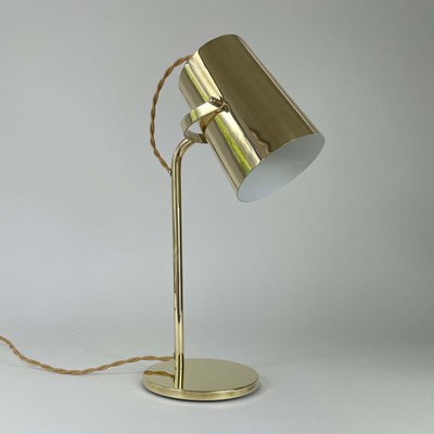 Finnish Adjustable Brass Table Lamp, 1940s-OE-1762602