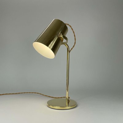 Finnish Adjustable Brass Table Lamp, 1940s-OE-1762602