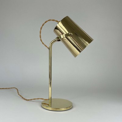 Finnish Adjustable Brass Table Lamp, 1940s-OE-1762602