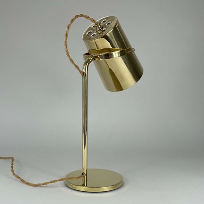 Finnish Adjustable Brass Table Lamp, 1940s-OE-1762602