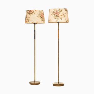 Finnish Floor Lamps Attributed to Paavo Tynell, 1950s, Set of 2-SC-743798