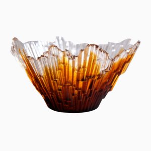 Finnish Glass Bowl by Tapio Wirkkala, 1960s-DQ-1631364