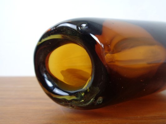 Finnish Glass Vase by Armando Jacobino for Oy Kumela, 1950s-RDW-1785484