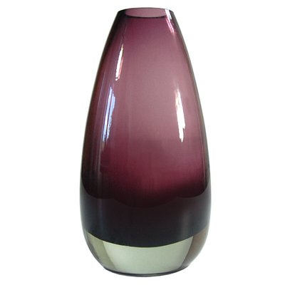 Finnish Glass Vase by Tamara Aladin for Riihimaki / Riihimaen Lasi Oy, 1960s-GIW-689346