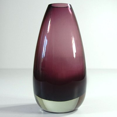 Finnish Glass Vase by Tamara Aladin for Riihimaki / Riihimaen Lasi Oy, 1960s-GIW-689346