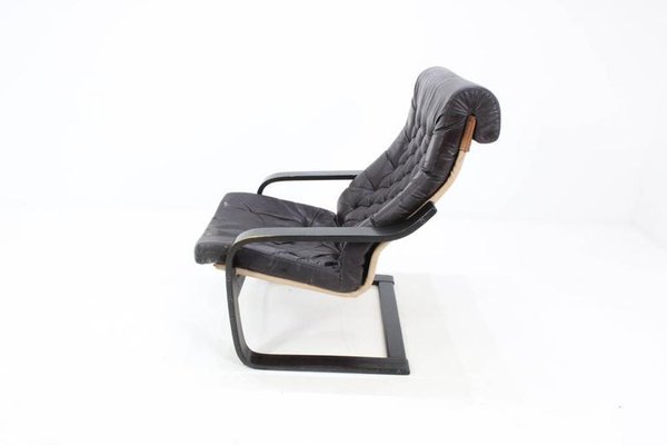 Finnish Leather Armchair, 1972-TZ-592148