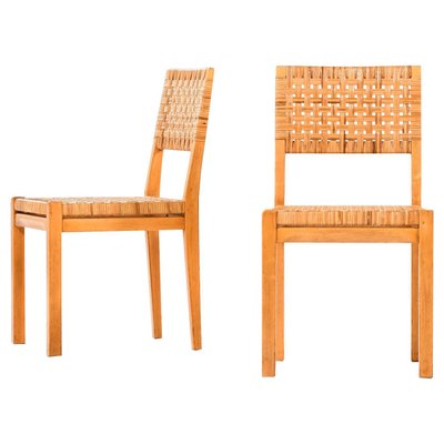 Finnish Model 615 Dining Chairs by Aino Aalto for Artek, Set of 2-SC-955525