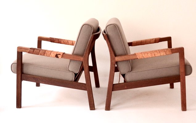 Finnish Rialto Lounge Chairs by Carl Gustaf Hiort af Ornäs for Puun Veisto, 1950s, Set of 2-APD-874530