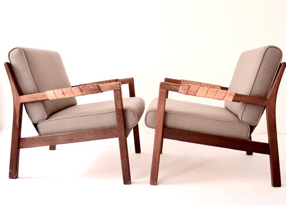 Finnish Rialto Lounge Chairs by Carl Gustaf Hiort af Ornäs for Puun Veisto, 1950s, Set of 2-APD-874530