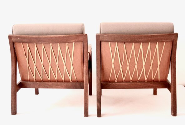 Finnish Rialto Lounge Chairs by Carl Gustaf Hiort af Ornäs for Puun Veisto, 1950s, Set of 2-APD-874530