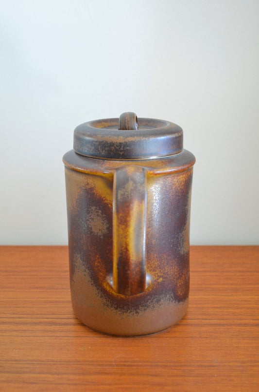 Finnish Ruska Stoneware Coffee Pot by Ulla Procope for Arabia, 1960s