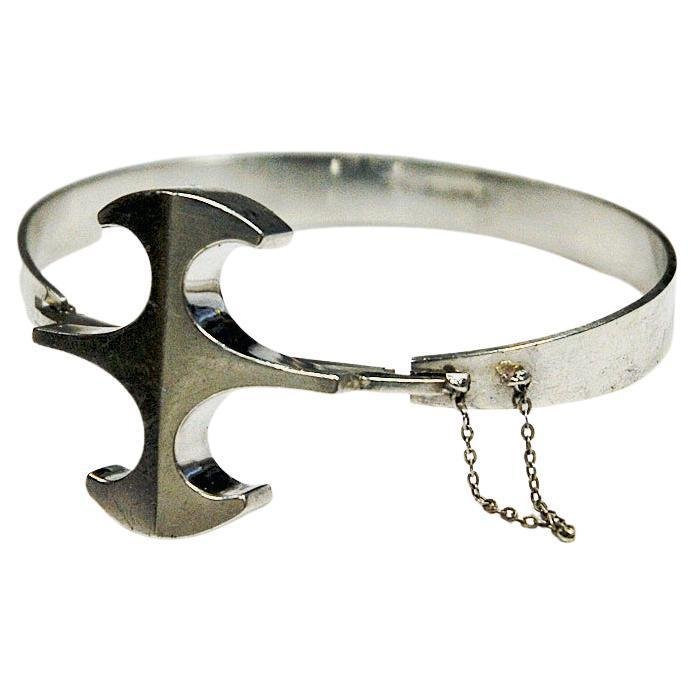 Finnish Sterling Silver Bracelet by Kultaseppä Salovaara, Åbo, 1972