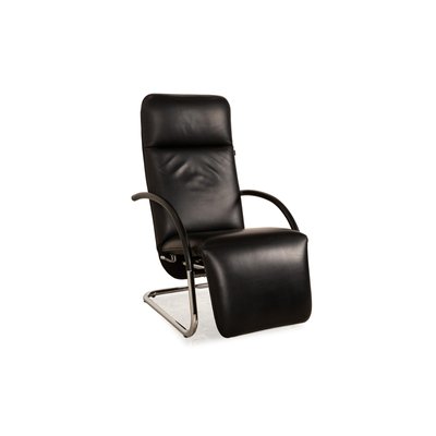 Fino Leather Armchair in Black from Franz Fertig-RQW-2035064