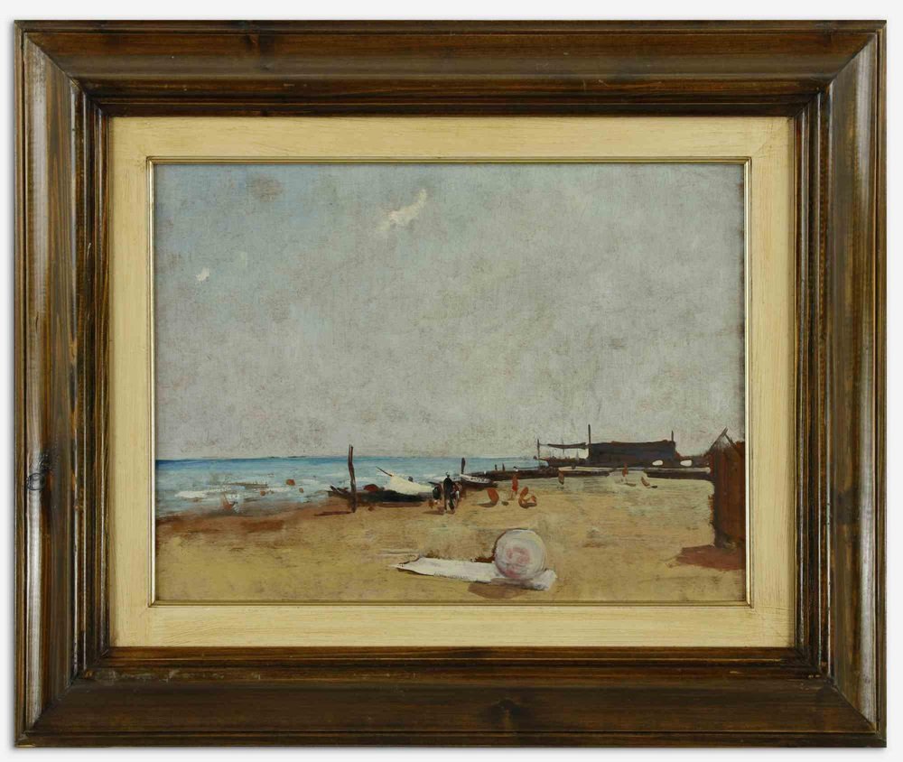 Fioravante Seibezzi, Seaside, Painting, 1950s