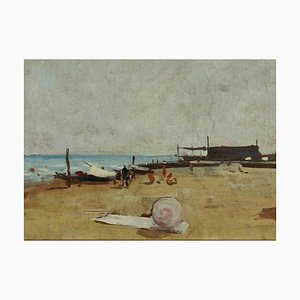 Fioravante Seibezzi, Seaside, Painting, 1950s-ZCI-1770177