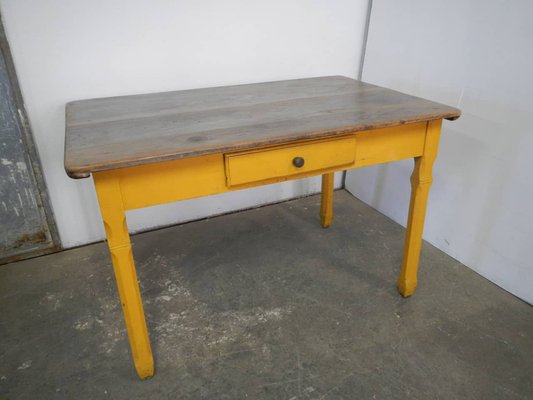 Fir and Chestnut Dining Table, 1960s-WWQ-1783415