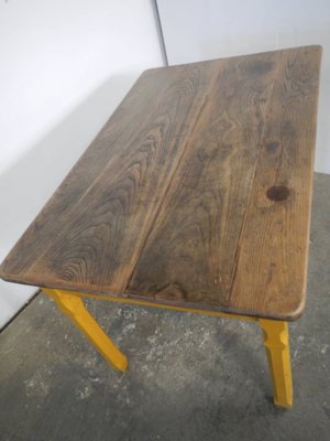 Fir and Chestnut Dining Table, 1960s-WWQ-1783415