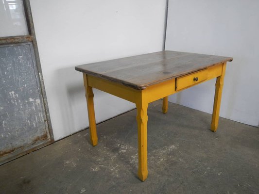 Fir and Chestnut Dining Table, 1960s-WWQ-1783415