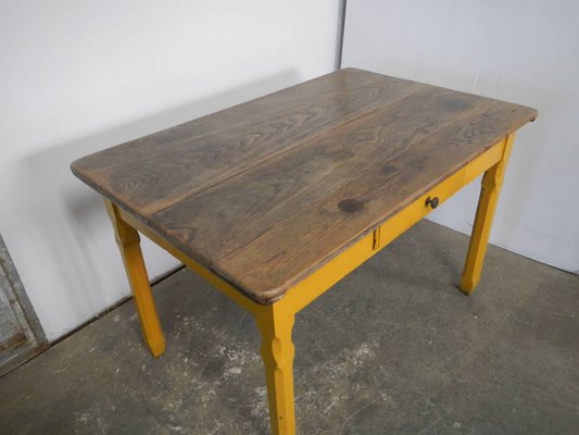 Fir and Chestnut Dining Table, 1960s-WWQ-1783415