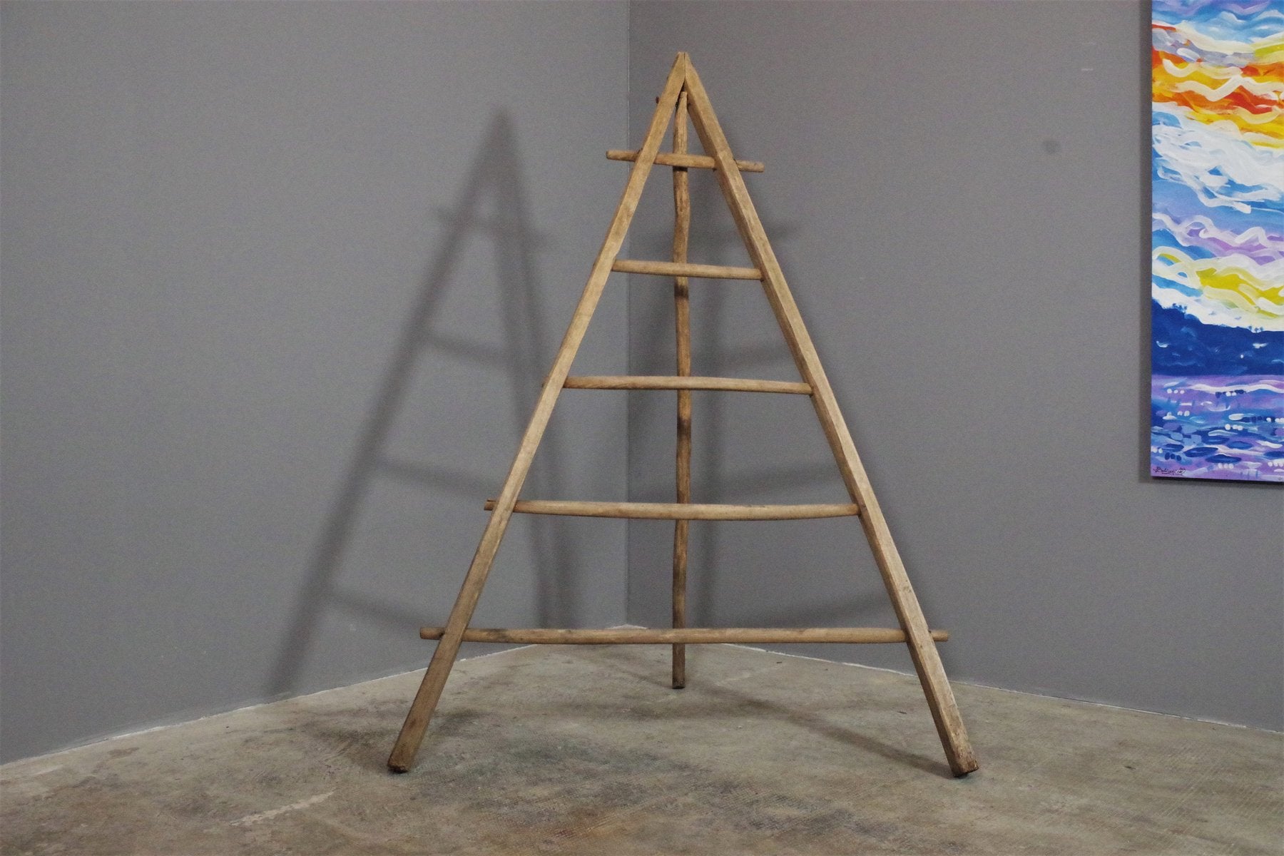 Fir & Beech Wood Ladder