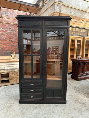 Fir Display Cabinet, 1920s-WSZ-2036454