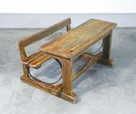 Fir School Bench, 1900s-OJE-1328704