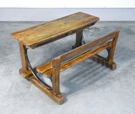 Fir School Bench, 1900s-OJE-1328704