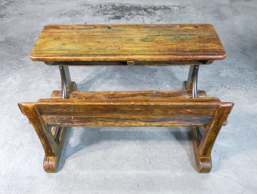 Fir School Bench, 1900s-OJE-1328704