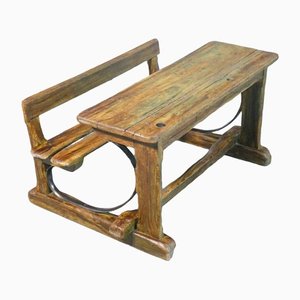 Fir School Bench, 1900s-OJE-1328704