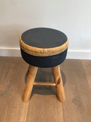 Fir Stools, 1970s, Set of 2-BA-1599962