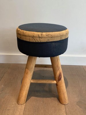 Fir Stools, 1970s, Set of 2-BA-1599962