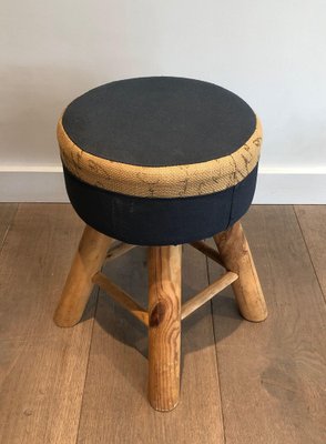 Fir Stools, 1970s, Set of 2-BA-1599962