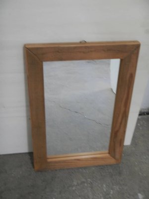 Fir Wood Frame Mirror, 1990s-WWQ-1361248