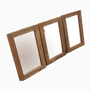 Fir Wood Frame Mirror, 1990s-WWQ-1361248