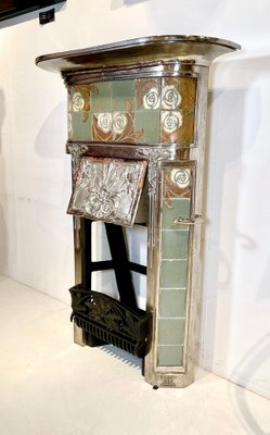 Fireplace in Ceramic & Iron by Sue Et Mare, 1920-NJJ-1377885