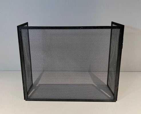 Fireplace Screen in Steel, 1970s-BA-1763920