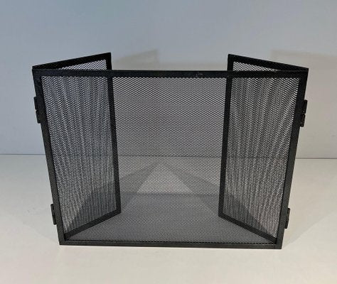 Fireplace Screen in Steel, 1970s-BA-1763920