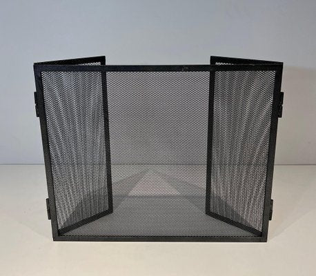 Fireplace Screen in Steel, 1970s-BA-1763920