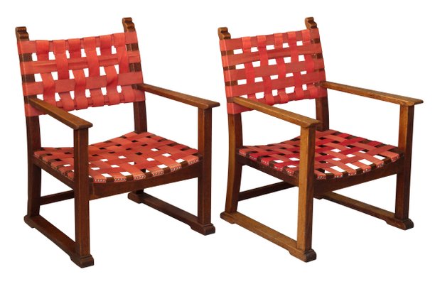 Fireside Chairs by Adolf Loos for Friedrich Otto Schmidt, 1930s, Set of 2-BAR-787217