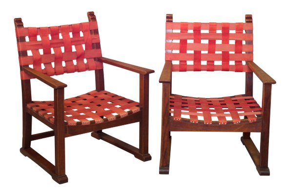 Fireside Chairs by Adolf Loos for Friedrich Otto Schmidt, 1930s, Set of 2-BAR-787217