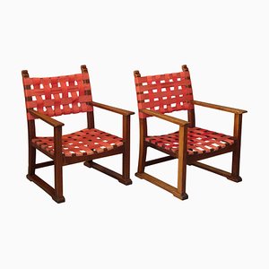 Fireside Chairs by Adolf Loos for Friedrich Otto Schmidt, 1930s, Set of 2-BAR-787217