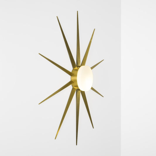 Fireworks Solare Collection Chrome Lucid Ceiling or Wall Lamp from Design for Macha