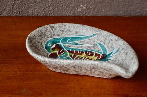 Fish Dish by Yvan Borty for Vallauris-AIU-1091960