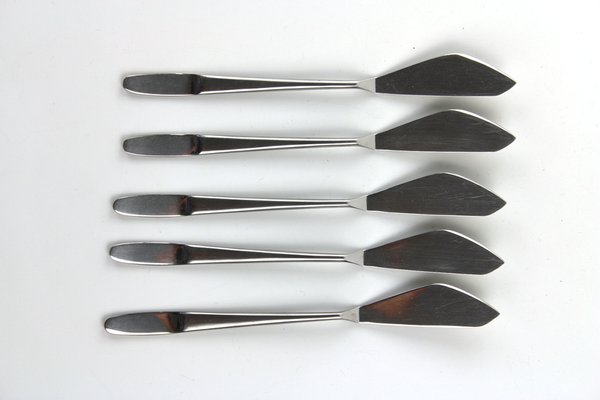 Fish Knives, Model 2070 by Helmut Alder, 1959, Set of 5-ZWH-1722454