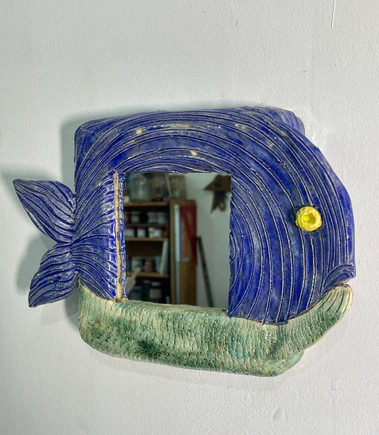 Fish Mirror by Caroline Pholien, 2023