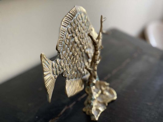 Fish Sculpture in Brass-JO-1268590