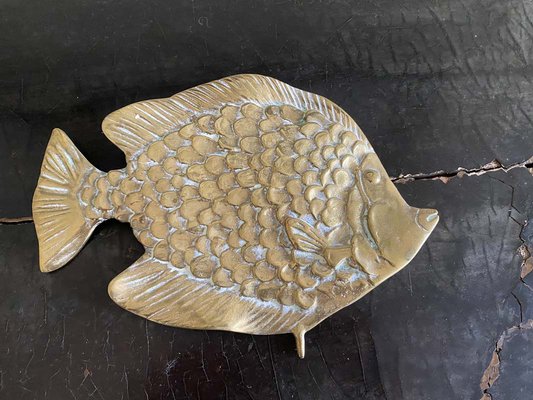 Fish Sculpture in Brass-JO-1268590