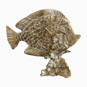 Fish Sculpture in Brass-JO-1268590