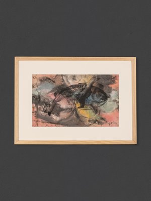 Fish, Watercolor on Paper, Framed-GPP-1126562